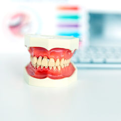 Bild zeigt Dreidimensionales Abbild der Zähne und des Kiefers Bild zeigt Dreidimensionales Abbild der Zähne und des Kiefers